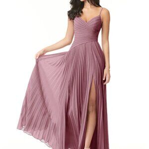 Azazie Mauve Maxi Dress